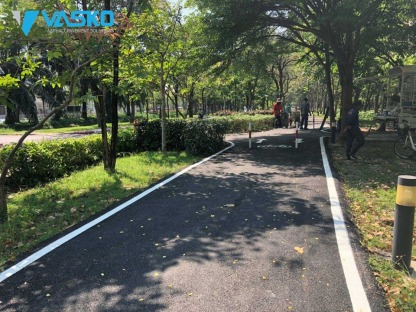 งานถนนในสวนสาธารณะลาดยางมะตอย (แอสฟัลท์) - ผู้รับเหมางานถนน VASKO และผู้ผลิตจำหน่ายยางมะตอย