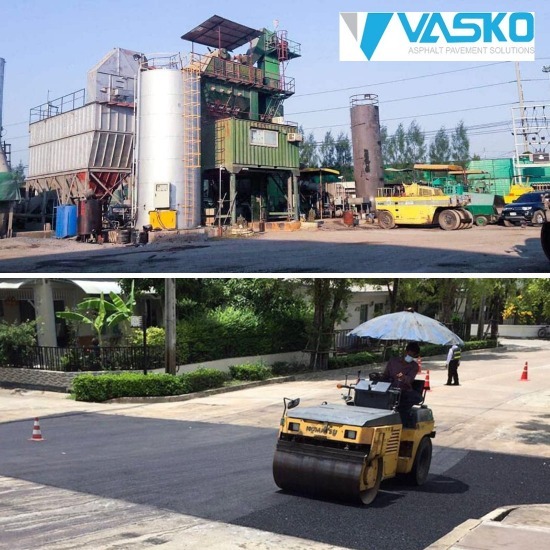 ผู้รับเหมางานถนน VASKO และผู้ผลิตจำหน่ายยางมะตอย - โรงงานผลิตยางมะตอย (แอสฟัลท์) VASKO