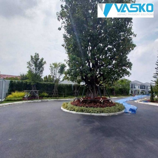 ผู้รับเหมางานถนน VASKO และผู้ผลิตจำหน่ายยางมะตอย - รับงานลาดยางถนนโครงการหมู่บ้าน